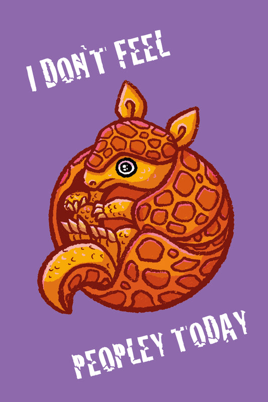 I don't feel Peopley - Postcard