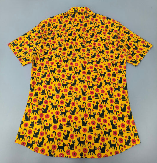Poppy Voids | Button Up Shirt with Rounded Hem