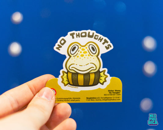 Blenny - No Thoughts | Vinyl Sticker