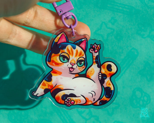 Calico Mind Your Business - Acrylic Charm