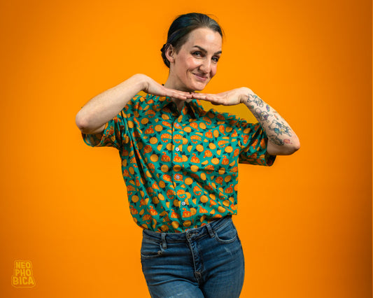 Chonky Oranges - Button Up Shirt