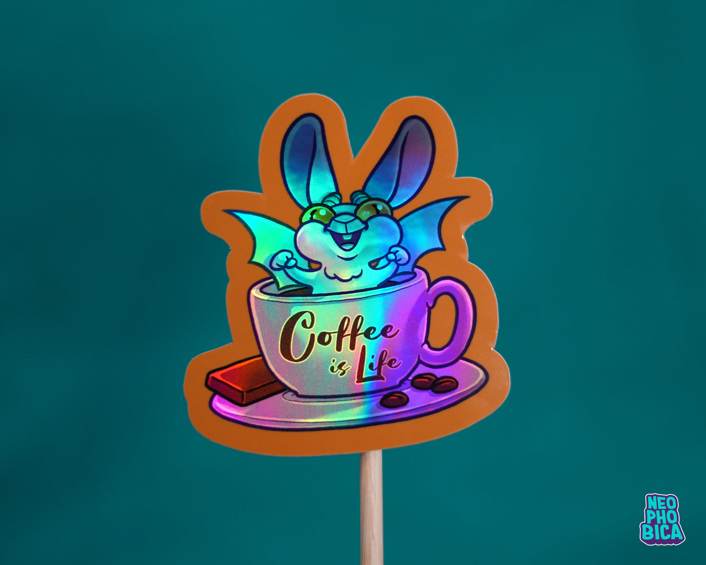 Coffee is Life - Holo Sticker
