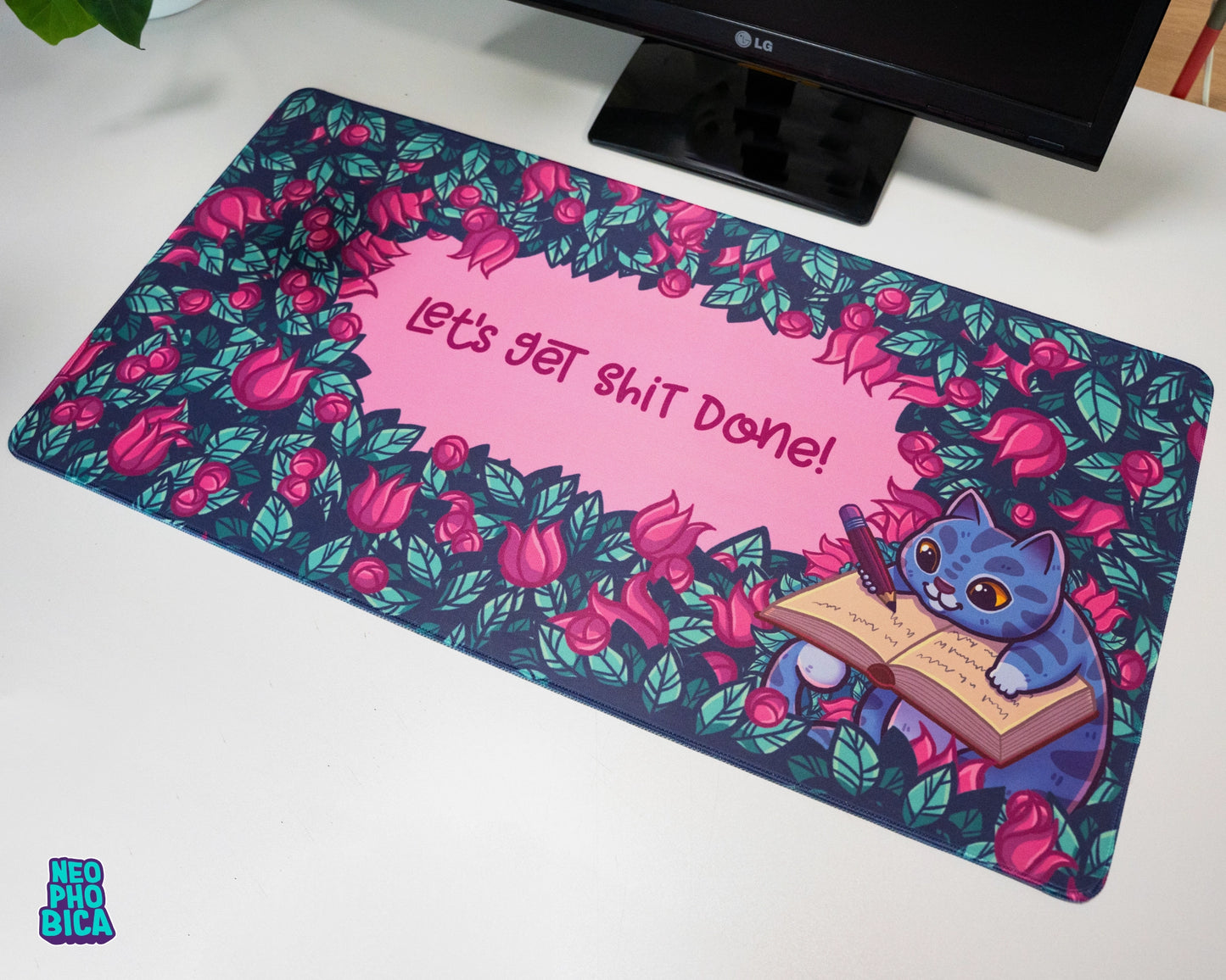 Shit To Do Cat | Deskmat