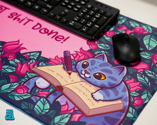 Shit To Do Cat | Deskmat