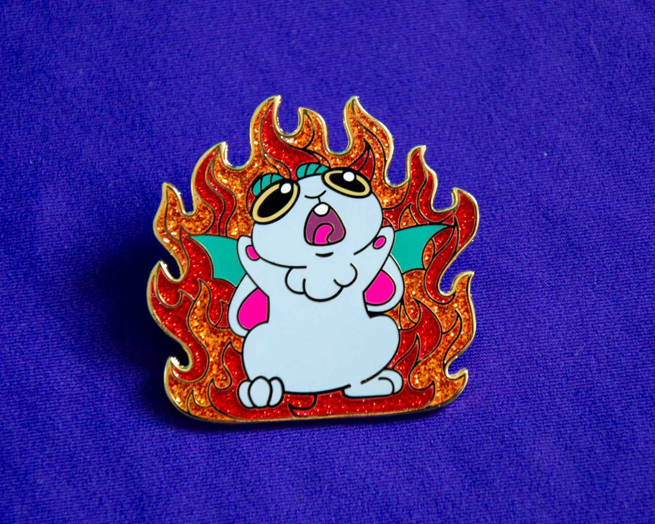 On Fire - Enamel Pin