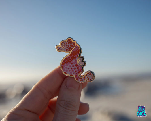 Japanese Pygmy Seahorse - Enamel Pin