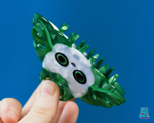 Monstera Blue - Hair Claw