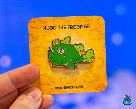 Hugo the Frogfish - Enamel Pin