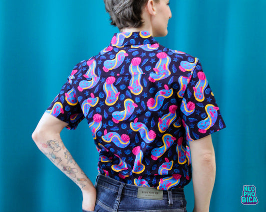 Sea Buddies: Hypselodoris - Button Up Shirt