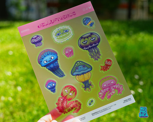 Jellyfriends | A5 Sticker Sheet