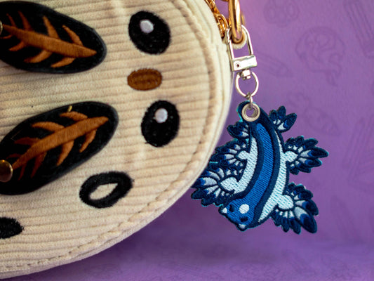 Blue Sea Dragon | Embroidered Charm