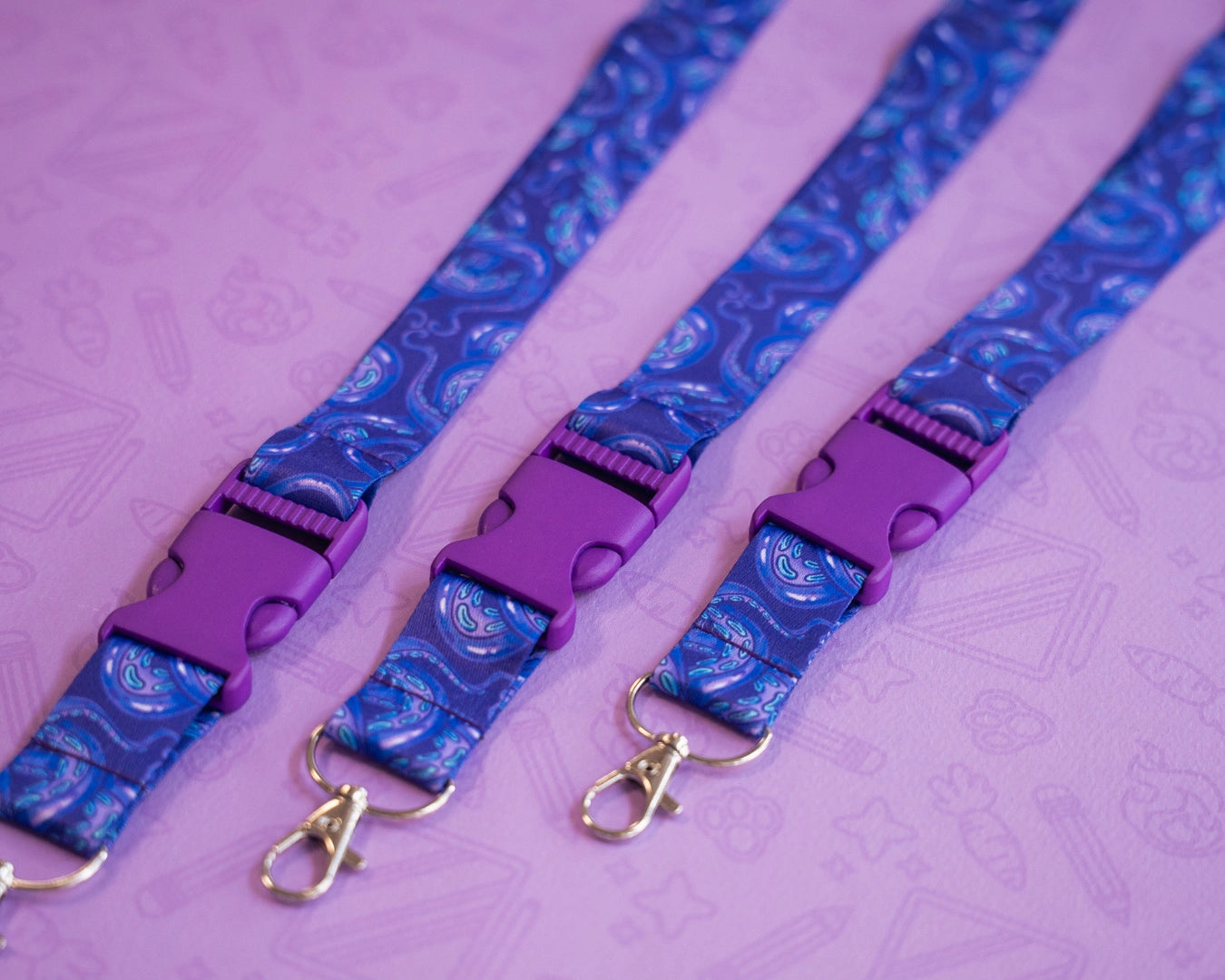 Amethyst Tentacles | Lanyard with Buckle