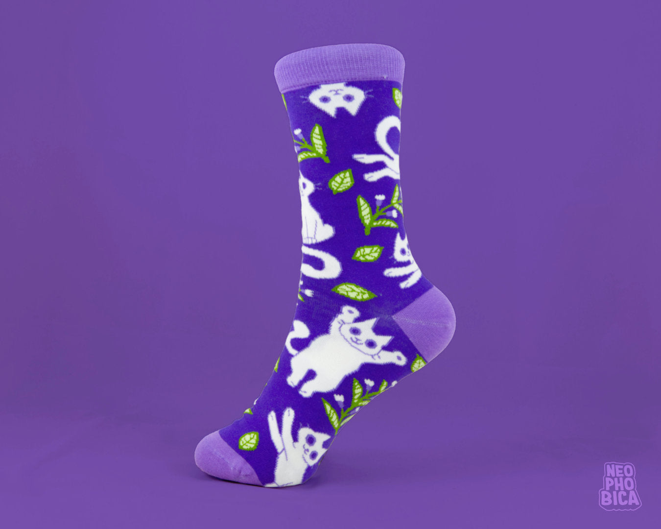 Minty Kitties - Socks