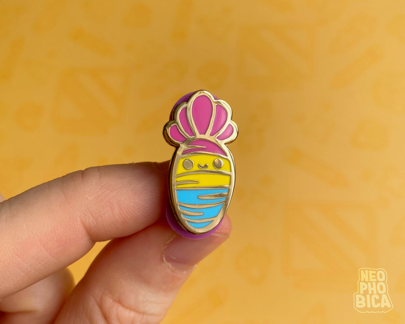 Pansexual Pride Carrot - Enamel Pin