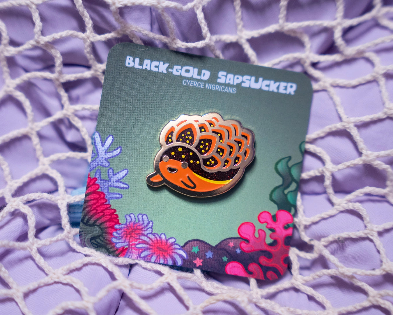 Black-Gold Sapsucker | Enamel Pin