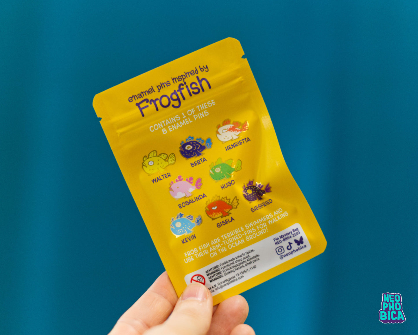 Meet the Frogfish - Enamel Pin Mystery Blind Bag