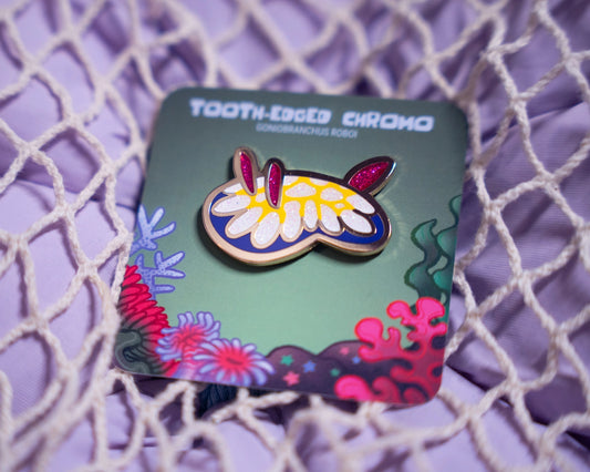 Tooth-Edged Chomo | Enamel Pin