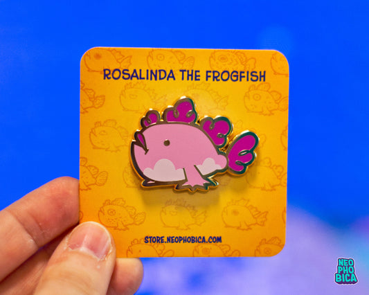 Rosalinda the Frogfish - Enamel Pin