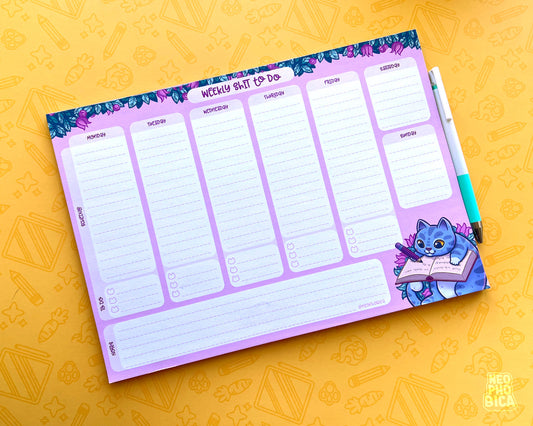 Weekly Shit To Do Planner - Note Pad