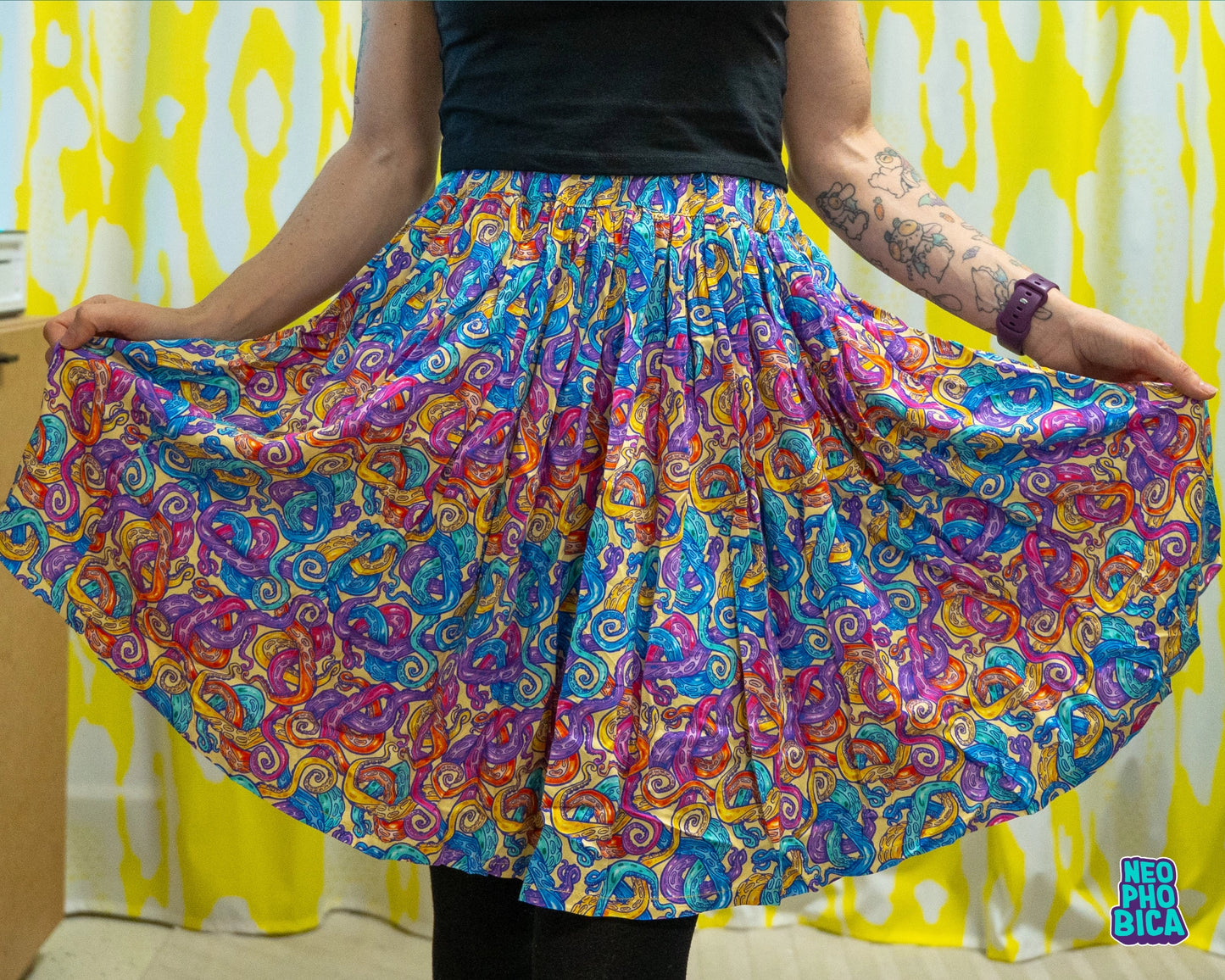 Rainbow Tentacles | Skirt