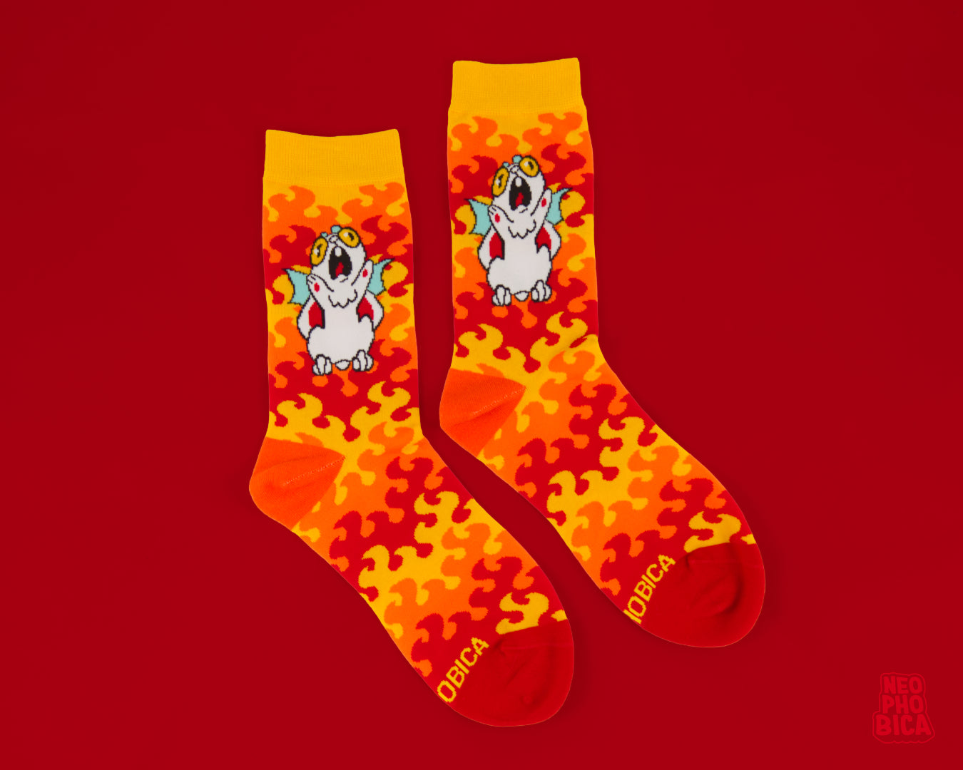 Rufus on Fire - Socks