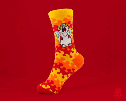 Rufus on Fire - Socks