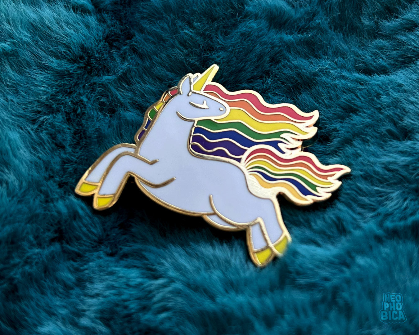 Rainbow Unicorn - Enamel Pin
