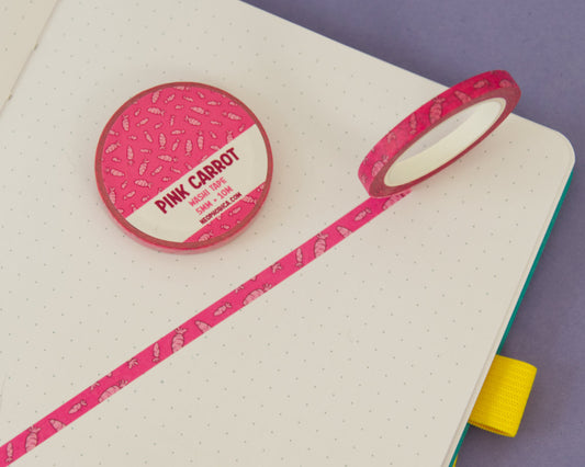 Pink Carrot - 5 mm Washi Tape