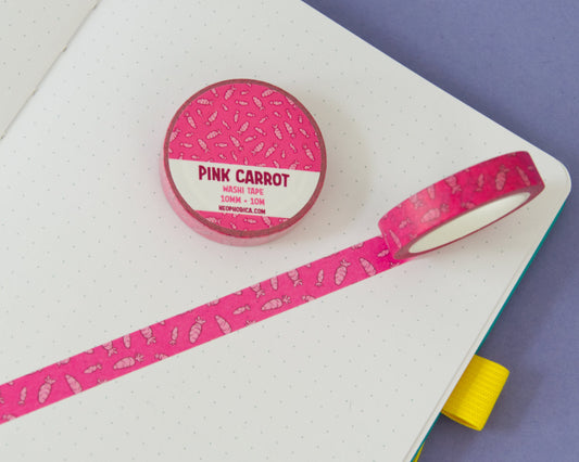 Pink Carrot - 10 mm Washi Tape