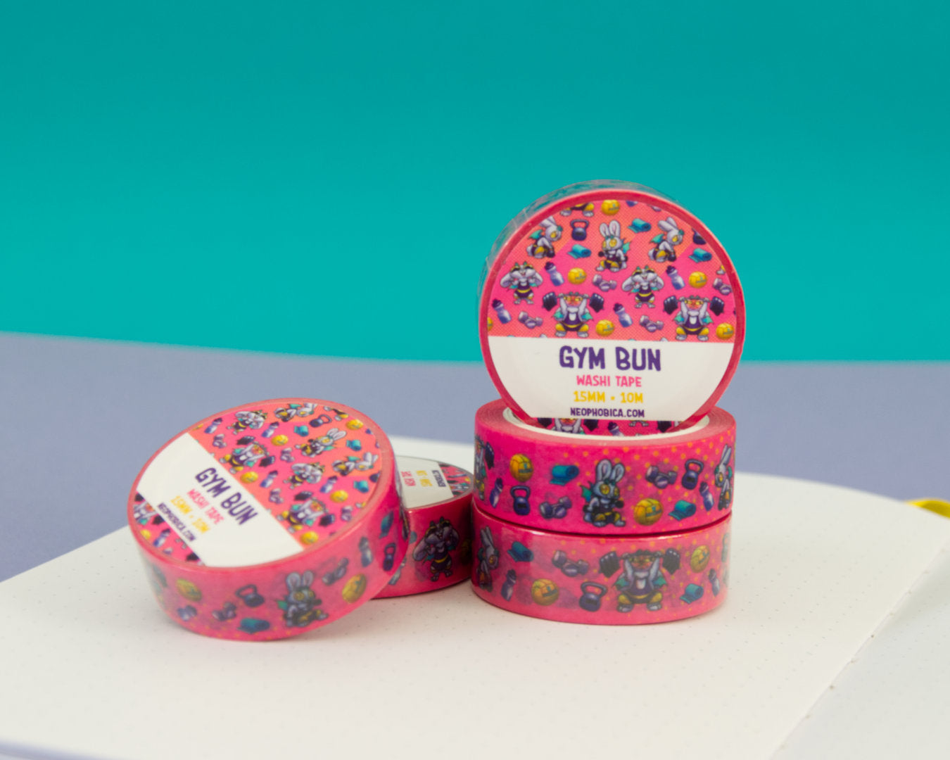 Gym Bun - 15 mm Washi Tape