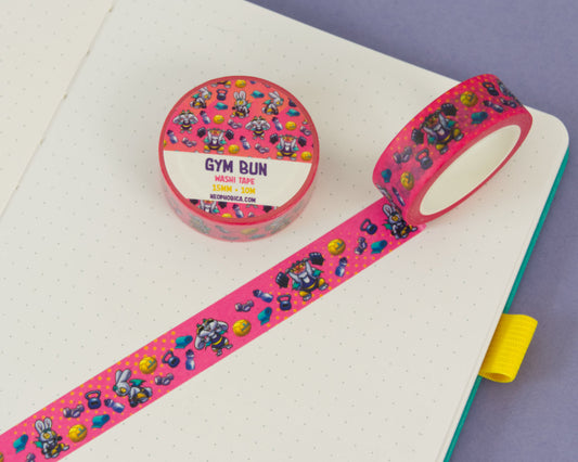 Gym Bun - 15 mm Washi Tape