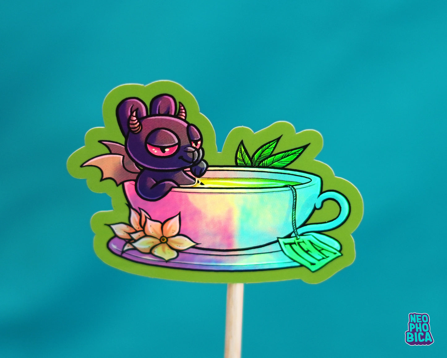 Tea is Life - Holo Sticker