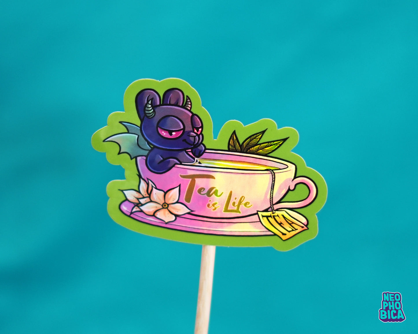 Tea is Life - Holo Sticker