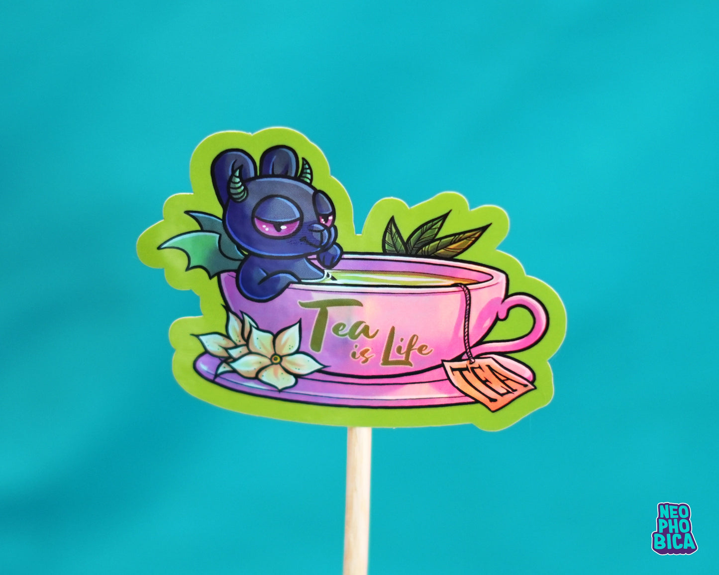 Tea is Life - Holo Sticker