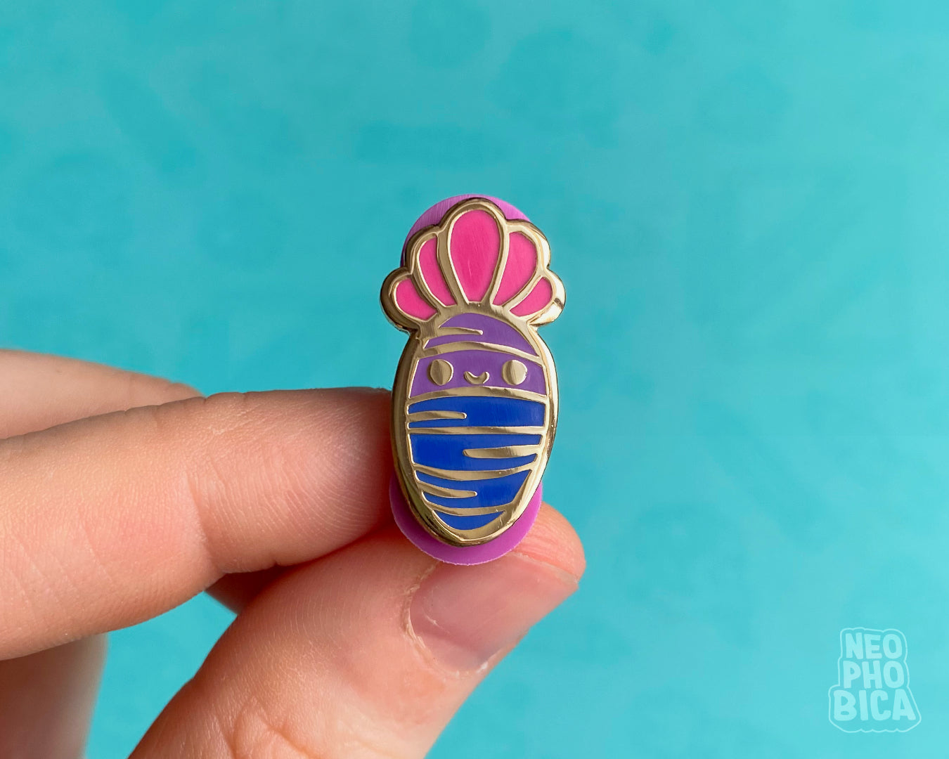 Bisexual Pride Carrot - Enamel Pin