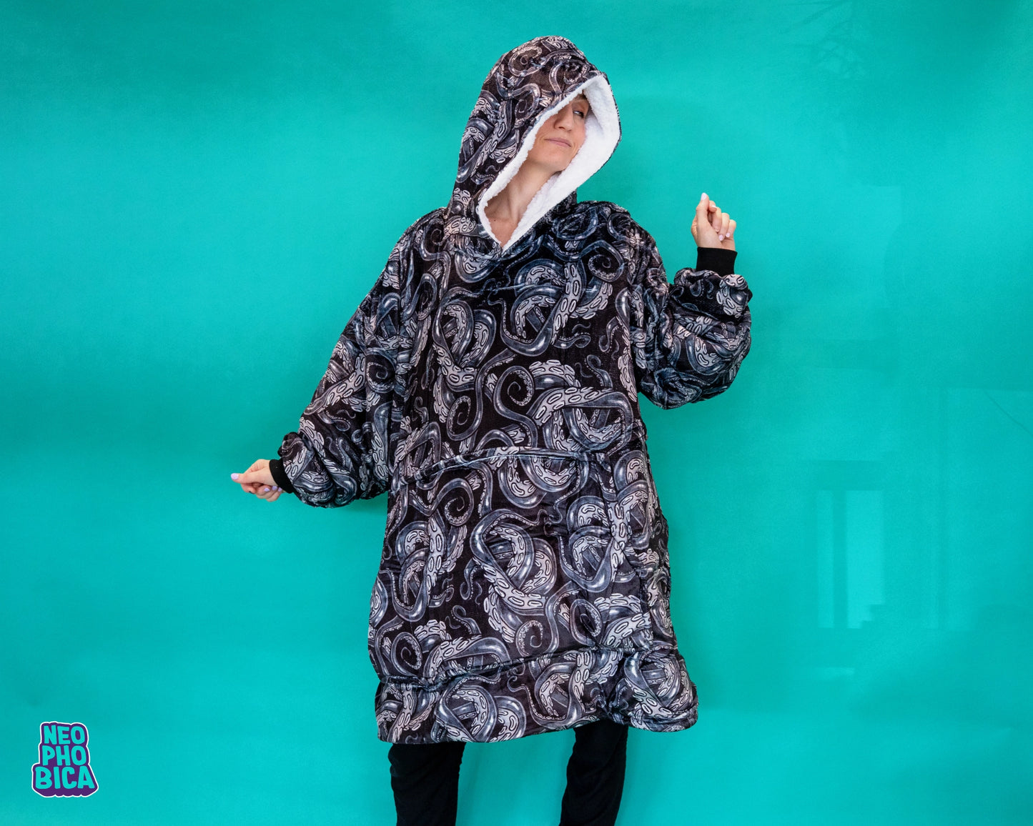 Obsidian Tentacles| Blanket Hoodie