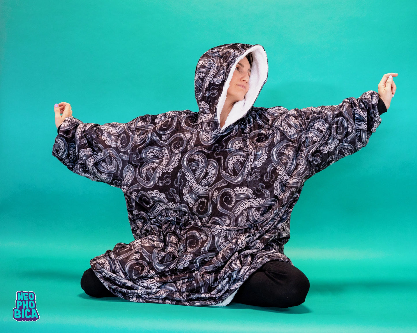 Obsidian Tentacles| Blanket Hoodie