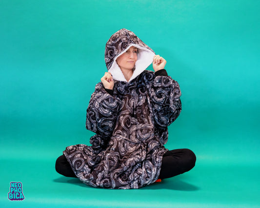 Obsidian Tentacles| Blanket Hoodie