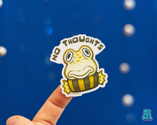 Blenny - No Thoughts | Vinyl Sticker