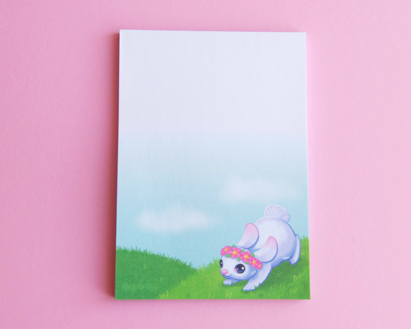 Flower Bunny - Note Pad