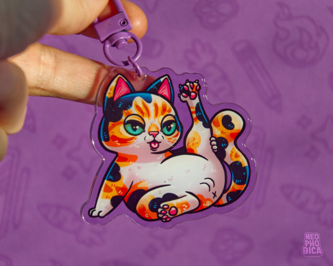 Calico Mind Your Business - Acrylic Charm