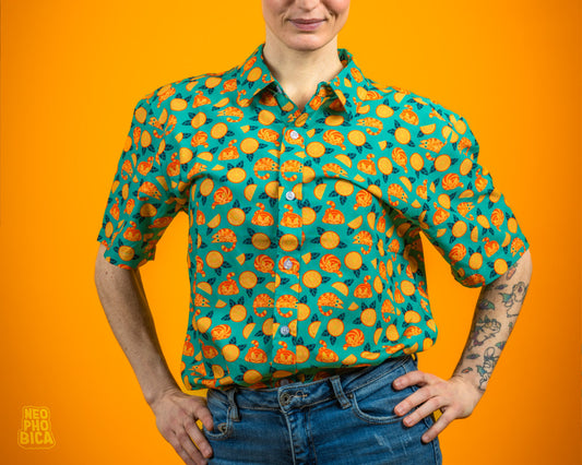 Chonky Oranges - Button Up Shirt