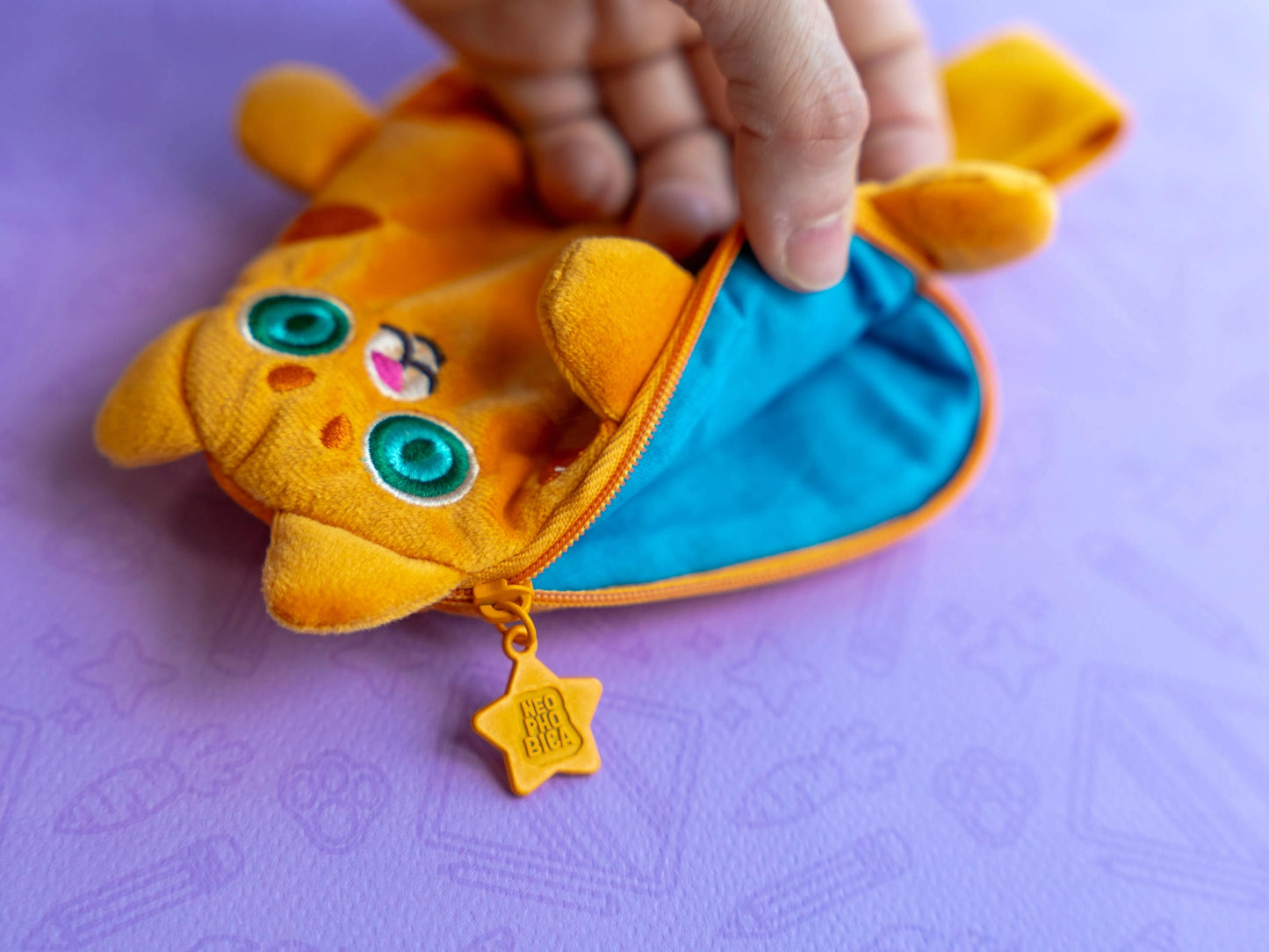Orange Cat | Soft Coin Pouch