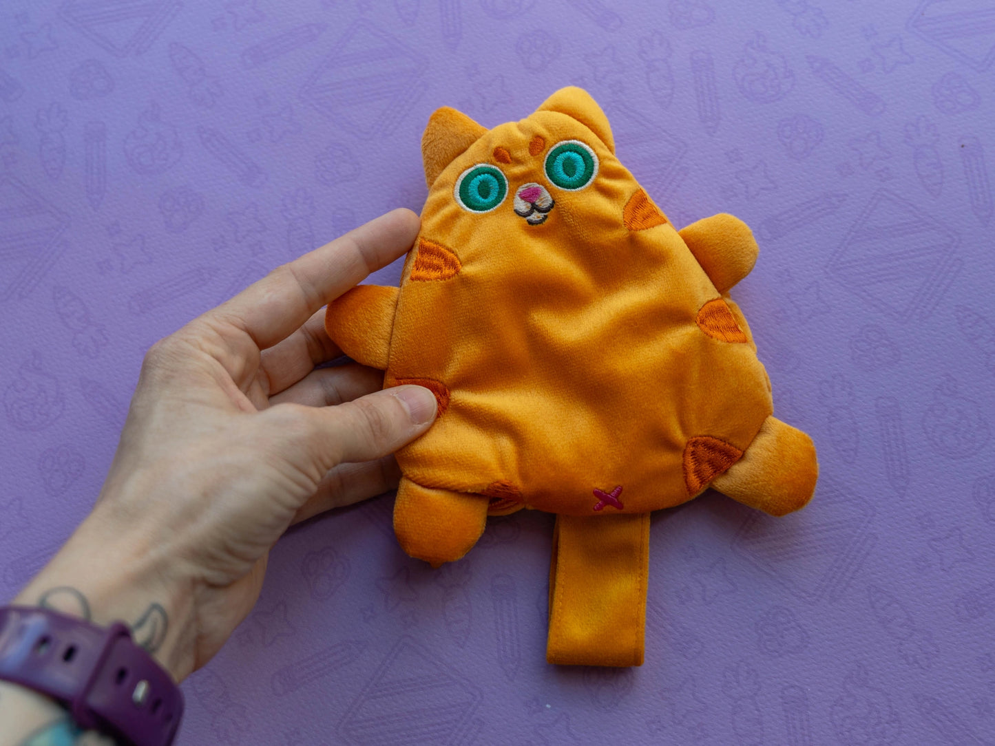 Orange Cat | Soft Coin Pouch