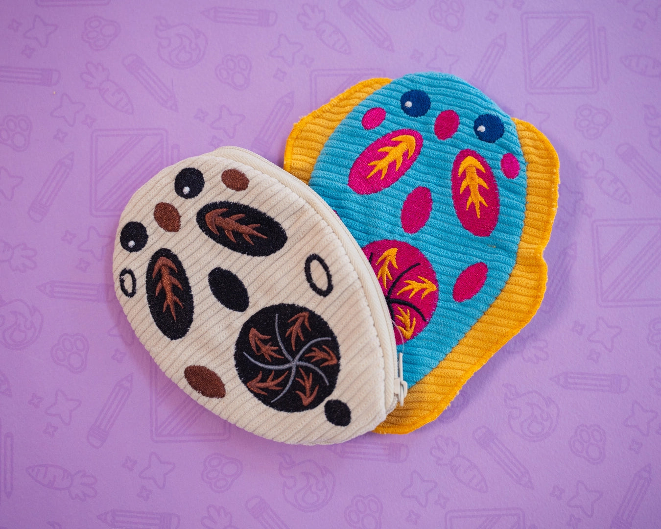 Sea Slug SET | 2 x Coin Pouch