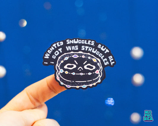 Comb Jelly - I wanted Snuggles... | Vinyl Sticker