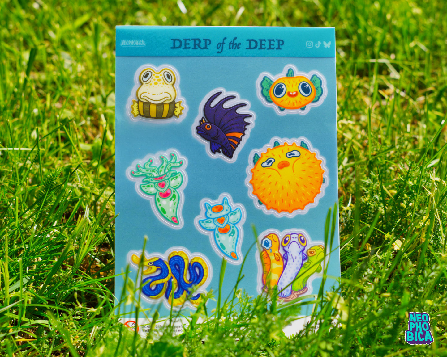 Derp of the Deep | A5 Sticker Sheet