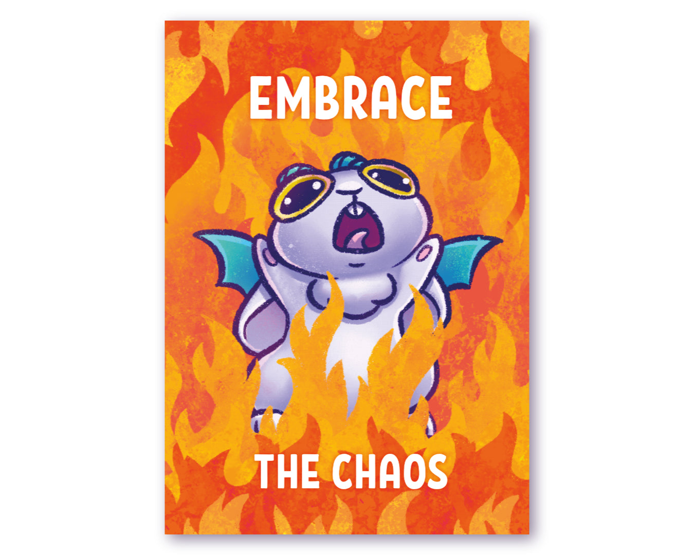 Embrace the Chaos - Postcard