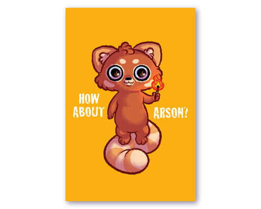 How about Arson? - Postcard