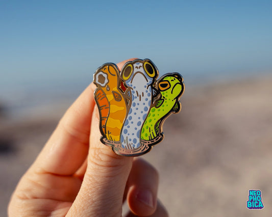 Garden Eels - Enamel Pin